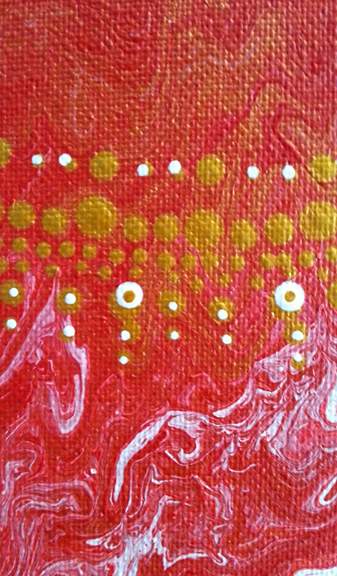 Acrylic Painting by Julie-Anne Gatehouse titled September Dream 1