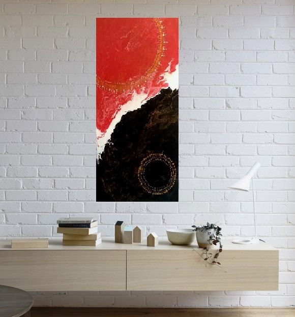 Acrylic Painting by Julie-Anne Gatehouse titled September Dream 1