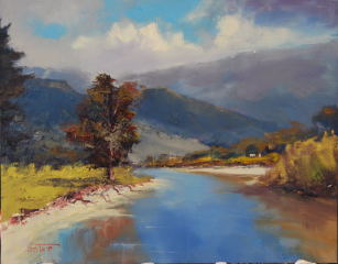 Oil Painting by Heinz Fickler titled From the High Country