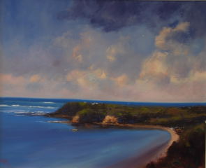 Oil Painting by Heinz Fickler titled West Head Flinders (Vic )