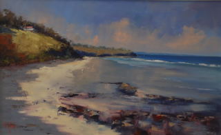 Oil Painting by Heinz Fickler titled Towards Shoreham ( Vic )