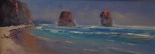 Oil Painting by Heinz Fickler titled The Two Apostles ( Vic )