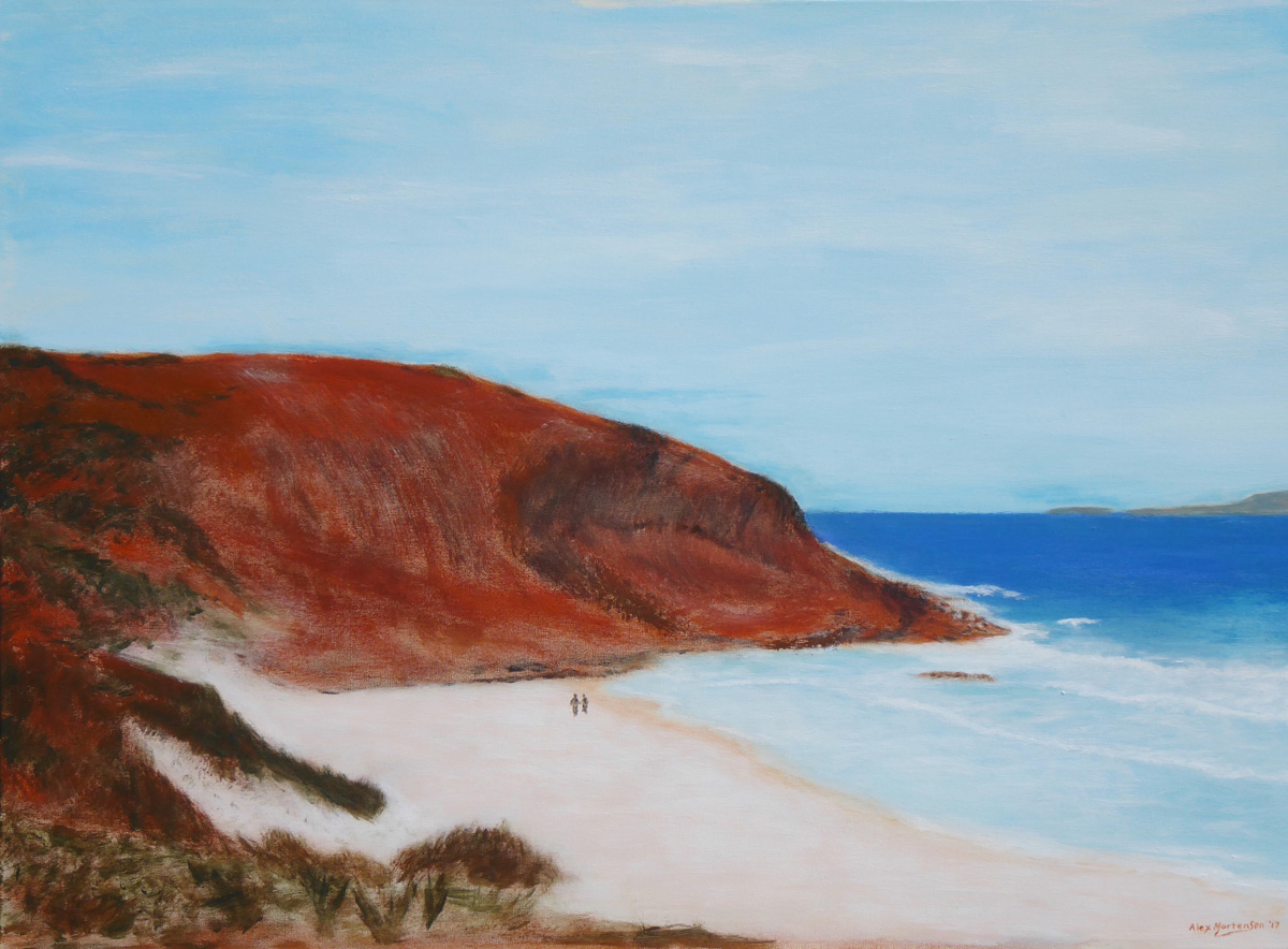 Acrylic Painting by Alex Mortensen titled The Beach, W.A.