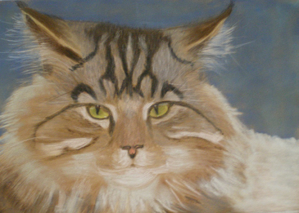 Pastel Painting by Kathleen Bentley titled Shasha