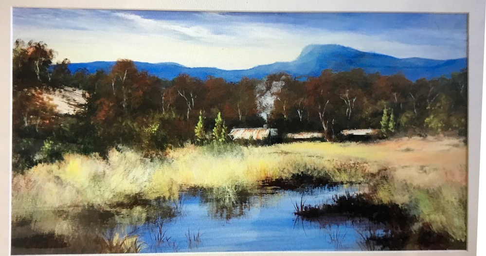 Acrylic Painting by Keri Adcock titled View to Camels Hump