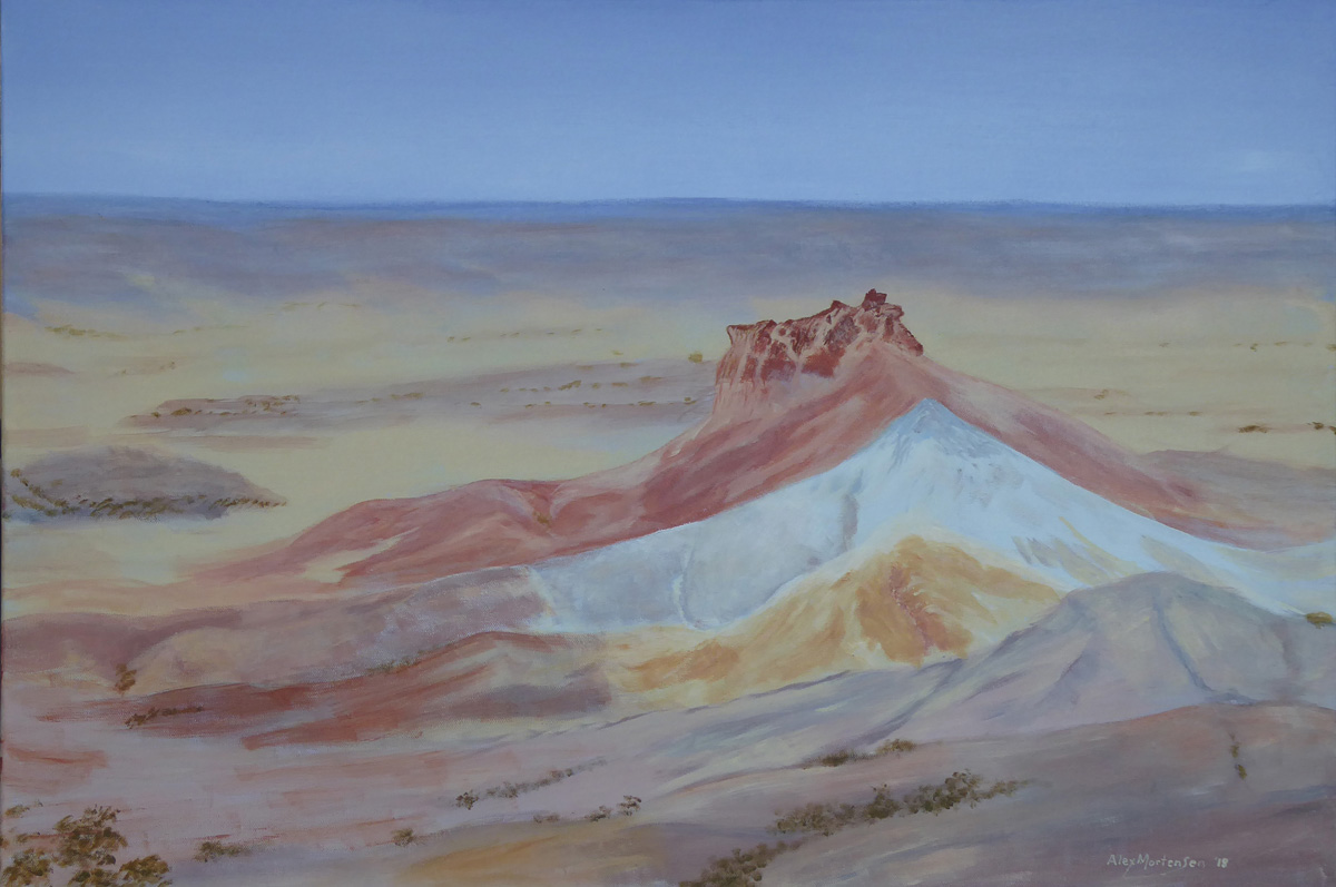 Acrylic Painting by Alex Mortensen titled Central Australia