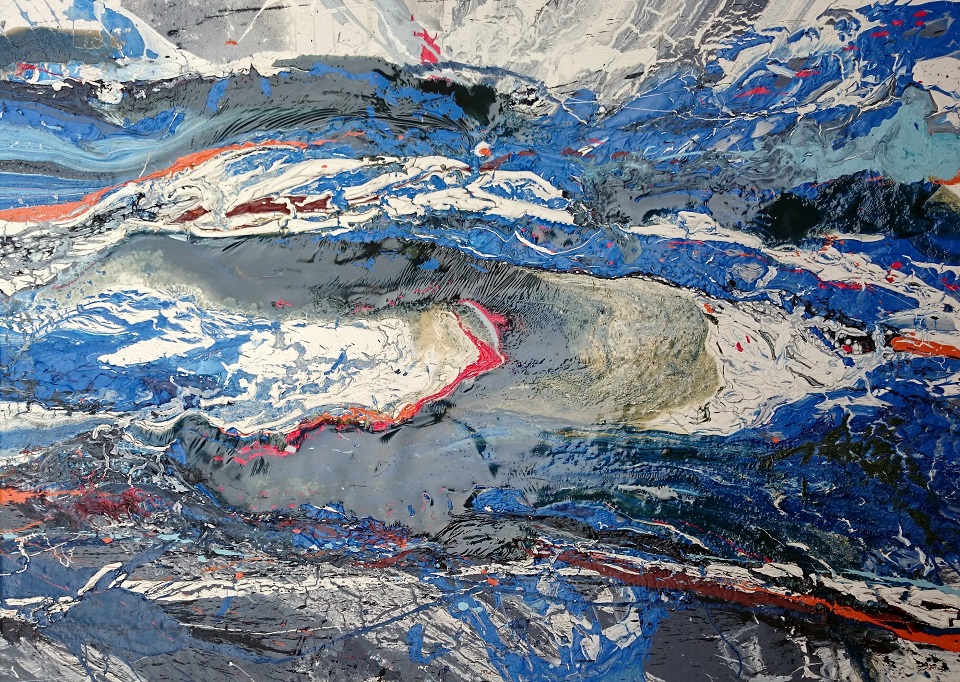 Acrylic Painting by William Holt titled Maximus
