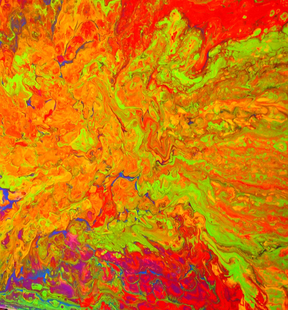 Oil Painting by Margaret Morgan Watkins titled A Paisley Frame of Mind
