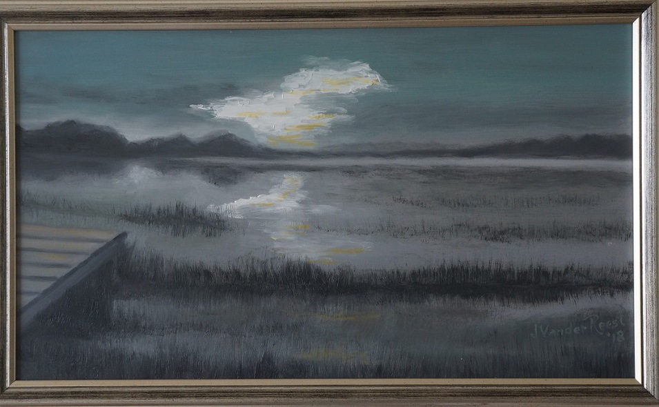 Oil Painting by John Vander Reest titled Evening Light