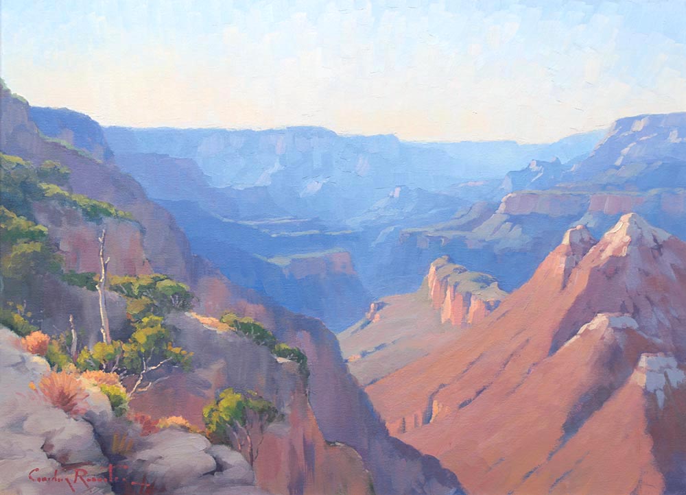 Oil Painting by Gordon Rossiter titled "Grand Canyon afternoon"