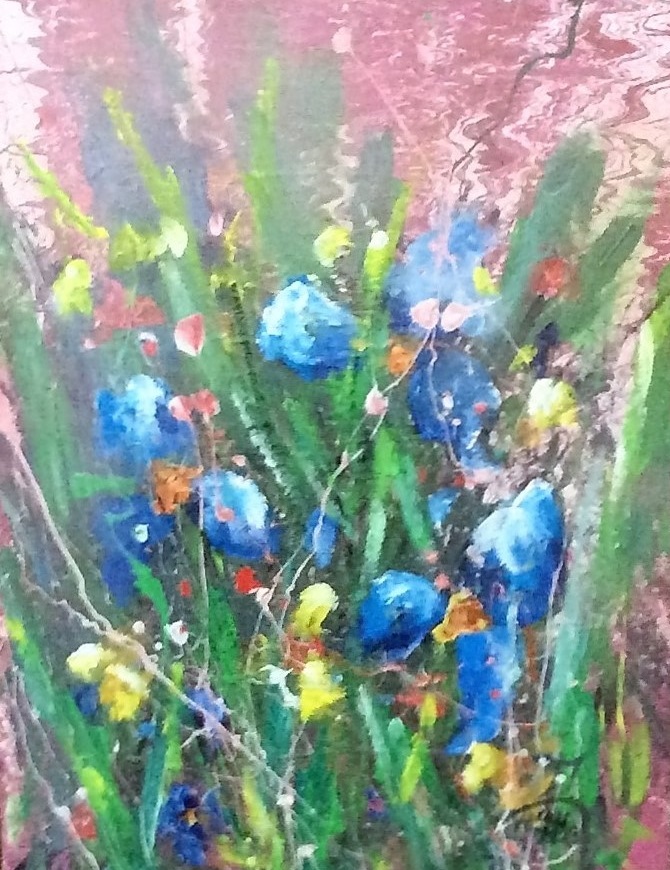  Painting by June McCotter titled In the Wild