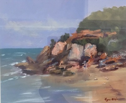 Oil Painting by Lyn Ellis titled At the Point