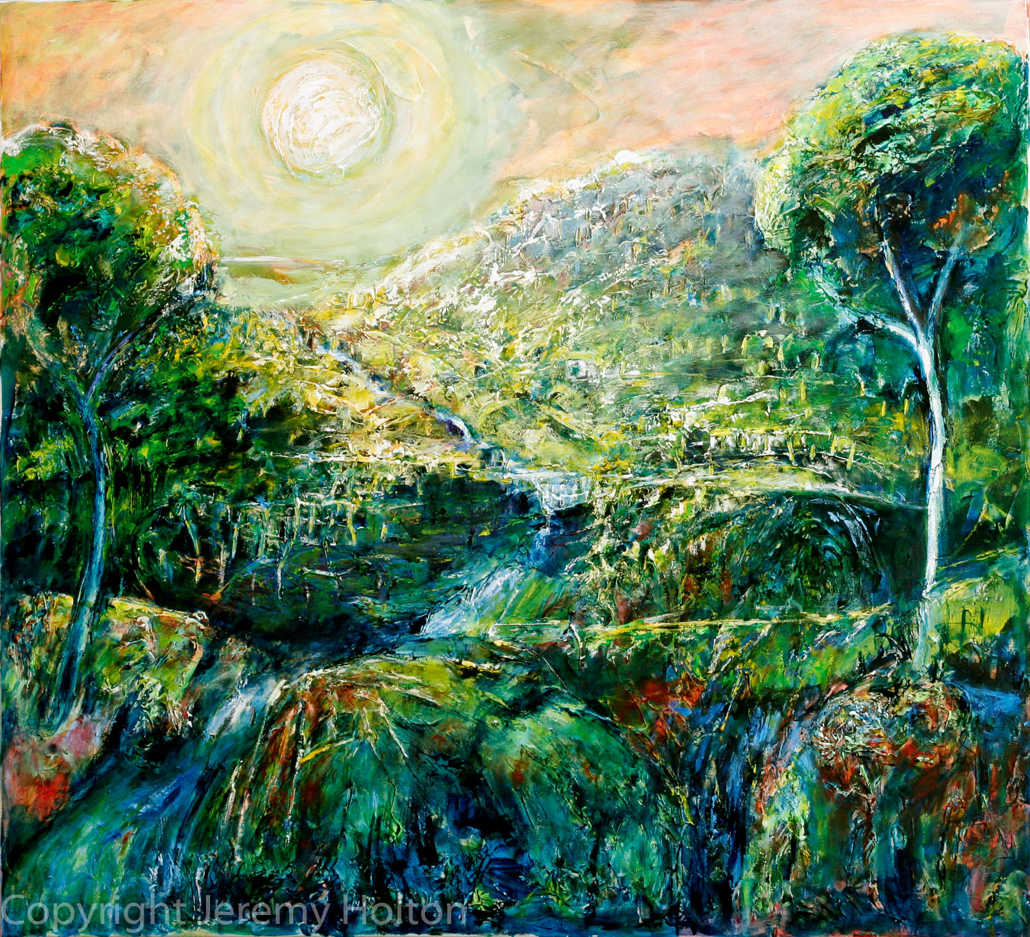 Oil Painting by Jeremy Holton titled Land of dreams