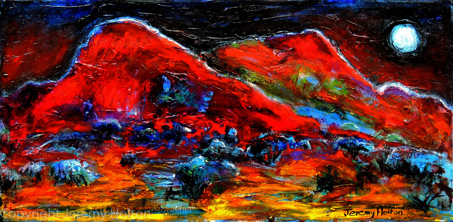 Oil Painting by Jeremy Holton titled The sound of the night
