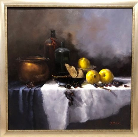 Oil Painting by Joan Denner titled Quinces
