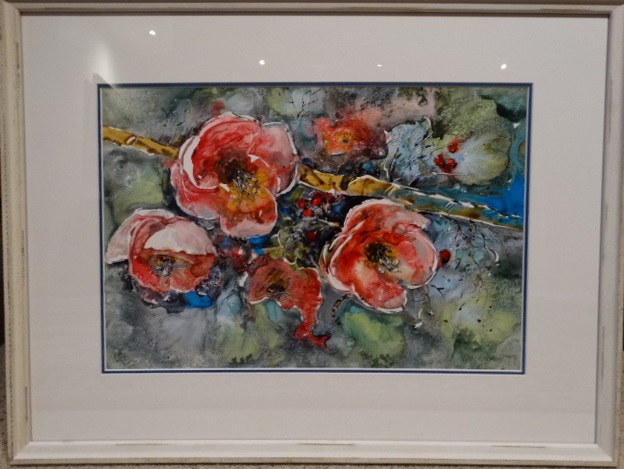  Painting by Joan Denner titled Pink Petals