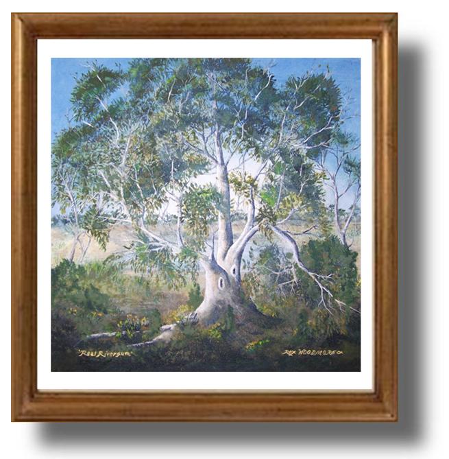 Acrylic Painting by Rex Woodmore titled Real Rivergum