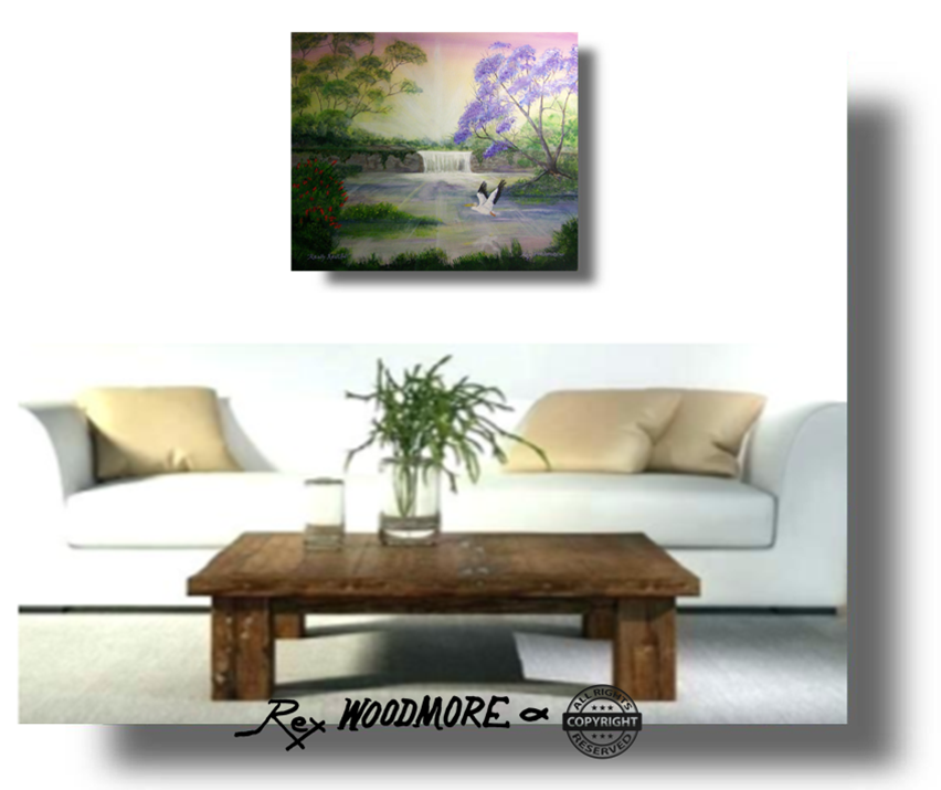 Acrylic Painting by Rex Woodmore titled Really Restful