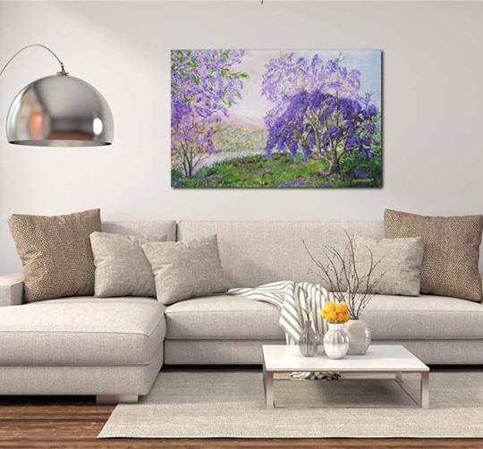 Acrylic Painting by Rex Woodmore titled Busy Beauty