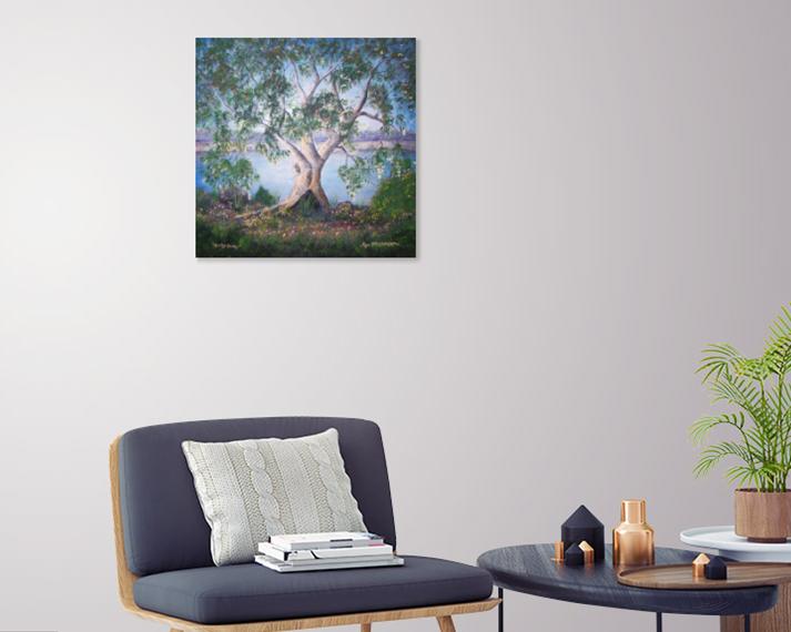 Acrylic Painting by Rex Woodmore titled Spring Sprang