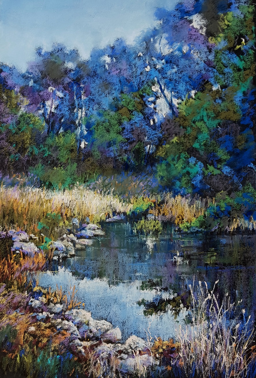 Pastel Painting by Helen Miles titled Kilmore Creek