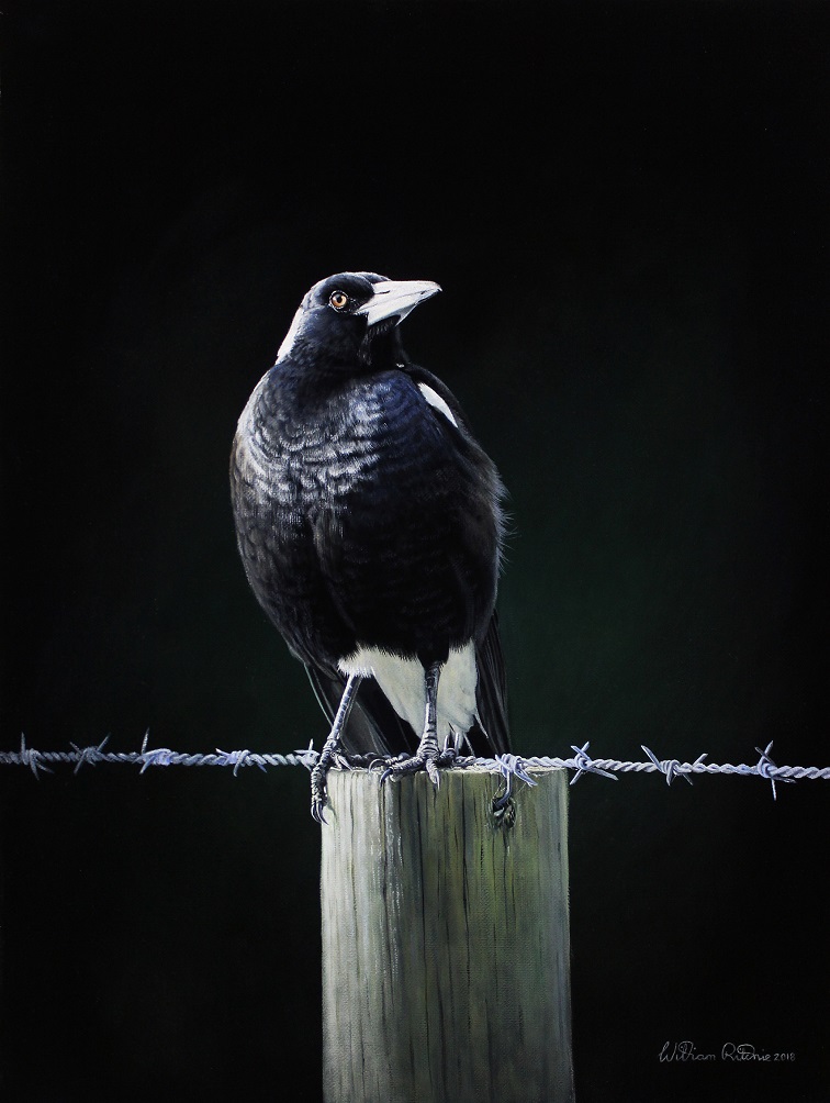  Painting by William Ritchie titled Sentinel