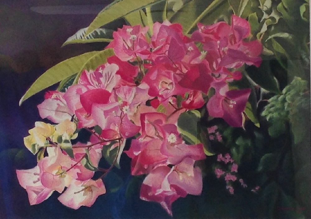 Oil Painting by Maureen Bainbridge titled Sharing the Morning Light