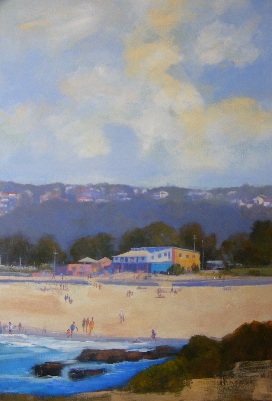 Oil Painting by Trish Bennett titled A Special Place Maroubra