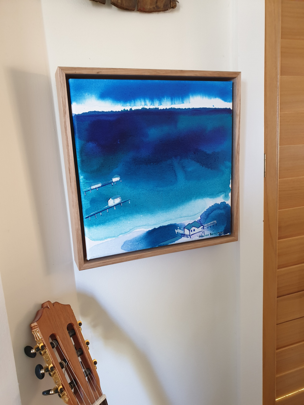 Ink Painting by Jennifer Baird titled The Peninsula