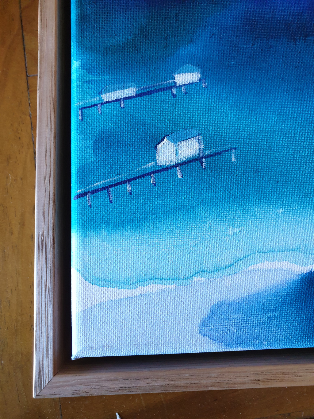 Ink Painting by Jennifer Baird titled The Peninsula