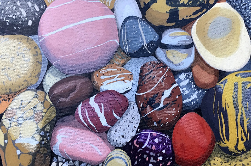 Coloured Pencils Painting by Richard Klekociuk titled My Favourite Things