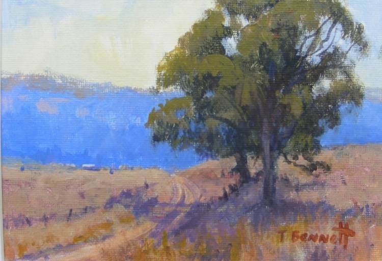 Oil Painting by Trish Bennett titled In The Valley