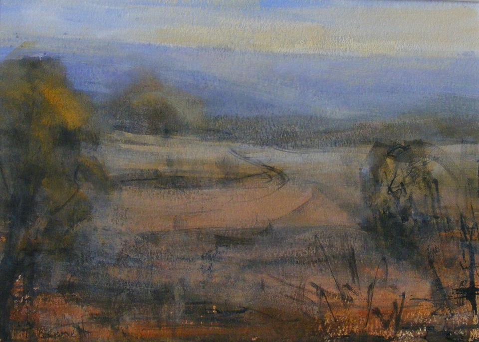 Acrylic Painting by Trish Bennett titled Into Nature
