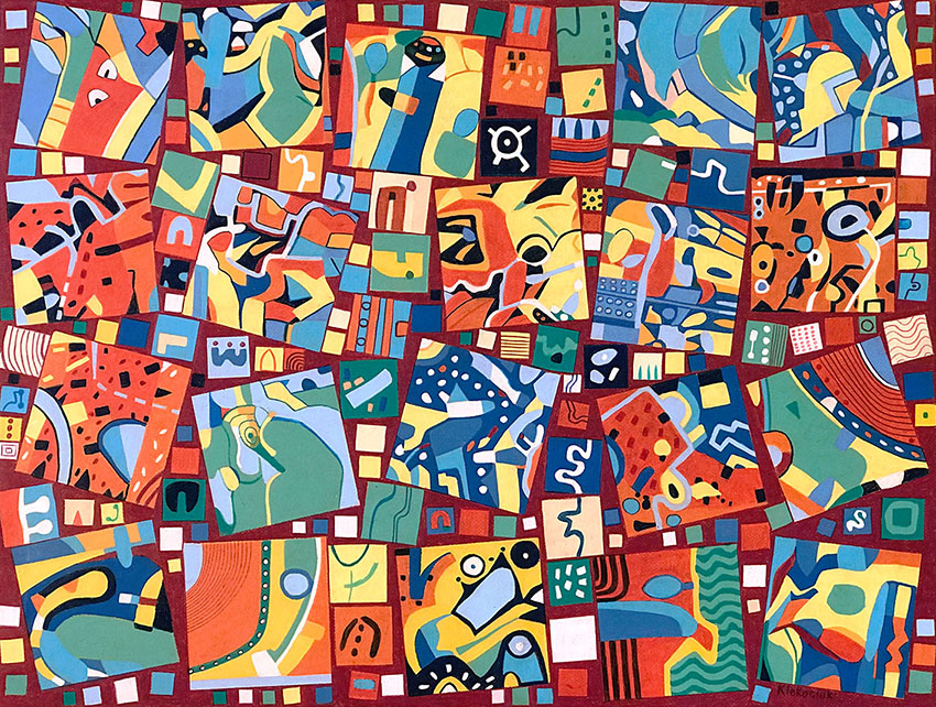 Coloured Pencils Painting by Richard Klekociuk titled UNSOLVABLE