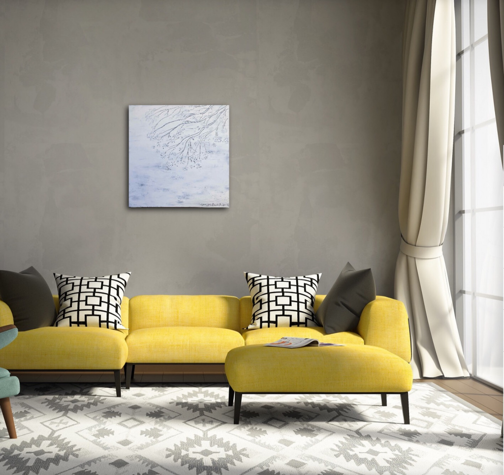 Acrylic Painting by Jennifer Baird titled Canberra September