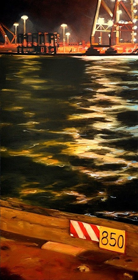 Oil Painting by Karen Bloomfield titled Transverse