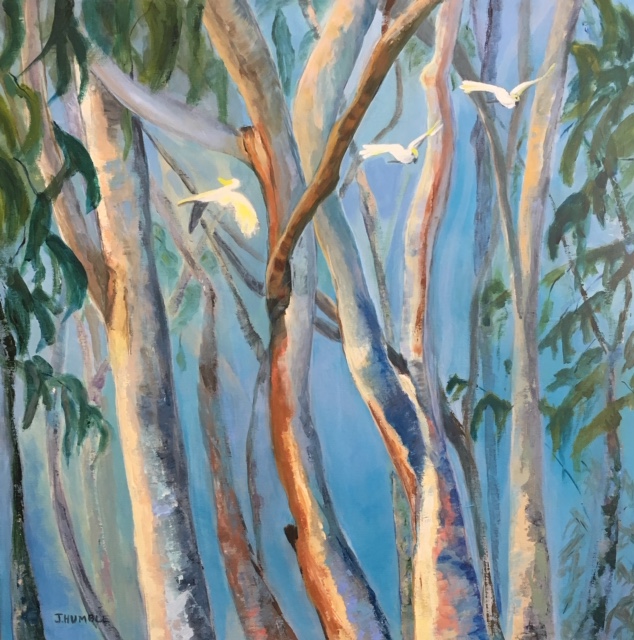 Pastel Painting by Janette Humble titled Homeward Bound