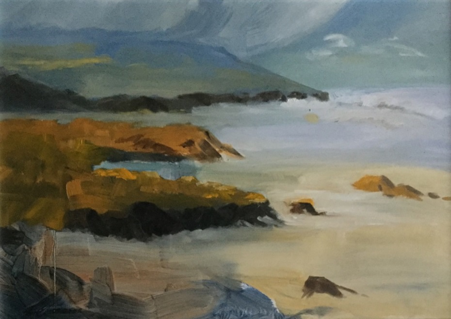 Oil Painting by Susan Lanchester titled Seascape