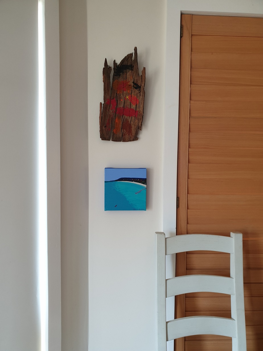 Acrylic Painting by Jennifer Baird titled Peninsula 2