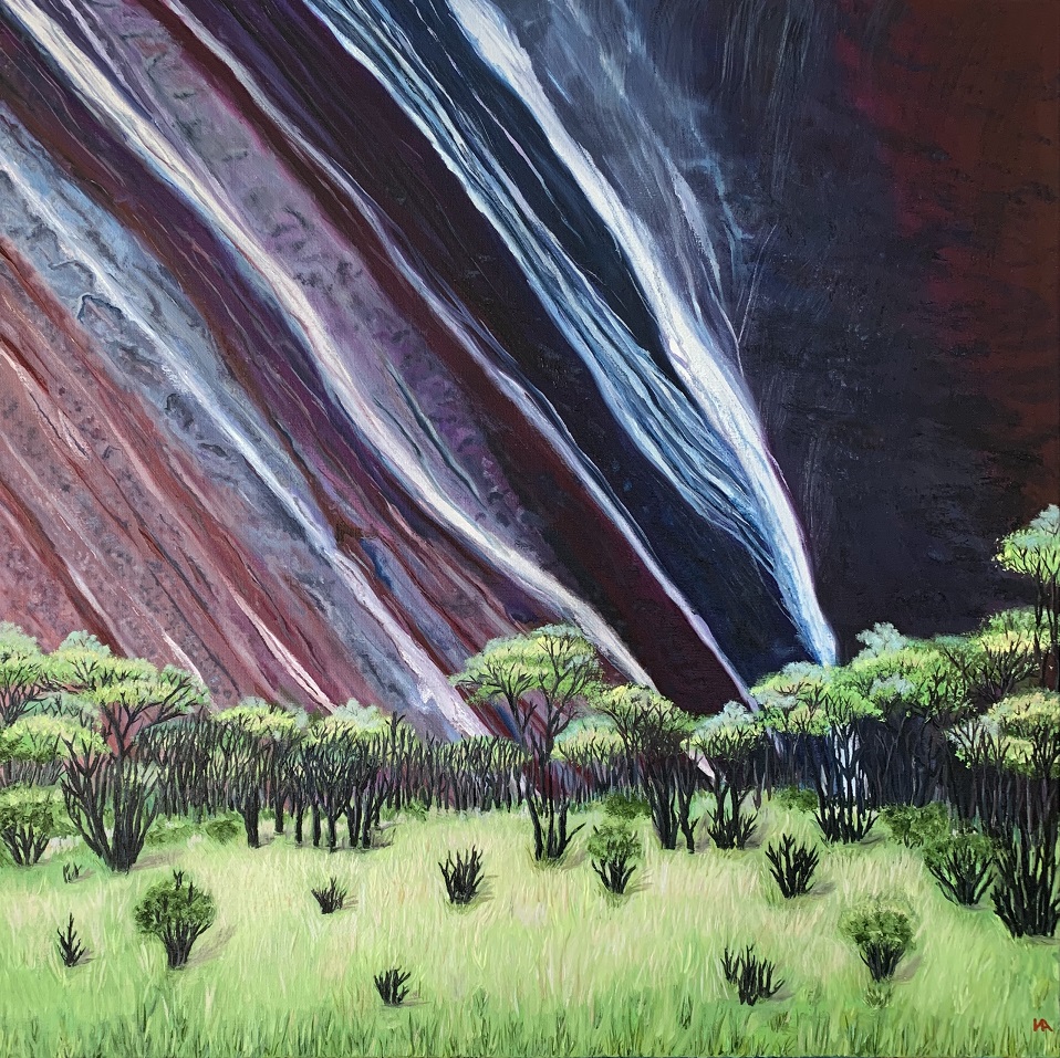Oil Painting by Iryna White titled Magnificent Uluru