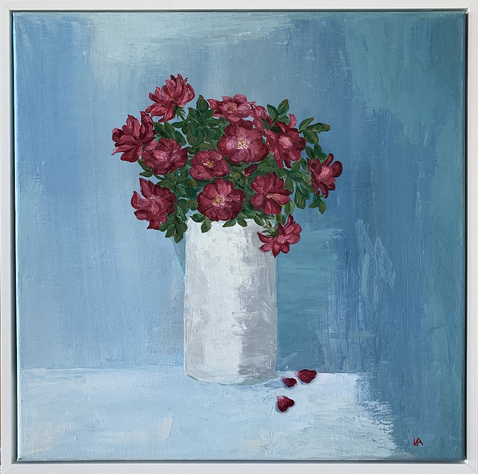 Oil Painting by Iryna White titled Roses