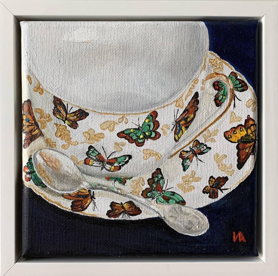 Oil Painting by Iryna White titled Butterfly