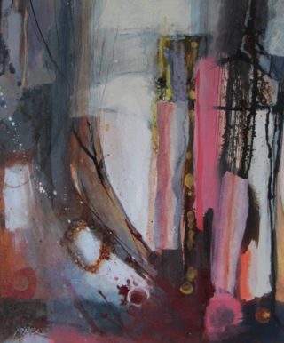 A Mixed Media painting by Marian Alexopoulos in the Abstract style  and titled Flinders Track