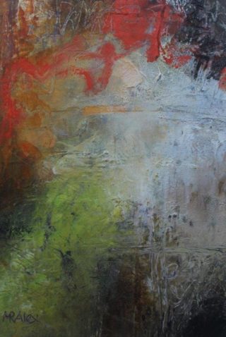 A Mixed Media artwork by Marian Alexopoulos in the Abstract style  depicting  and titled Losing It