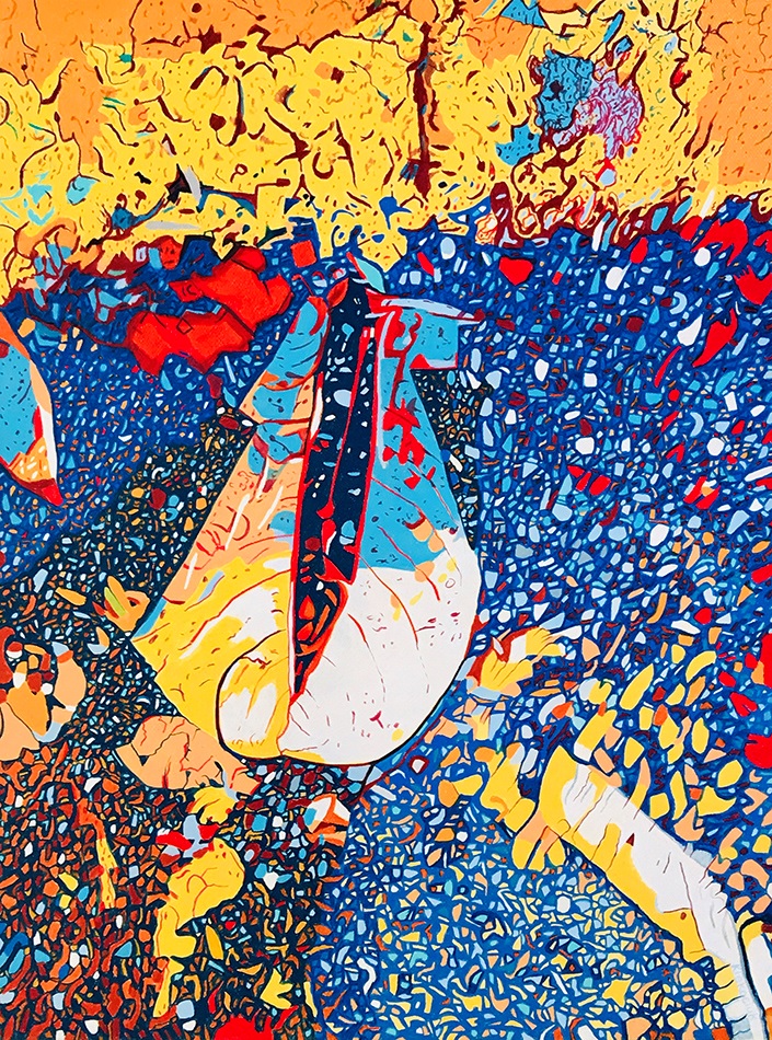 Coloured Pencils Painting by Richard Klekociuk titled One Last Hurrah