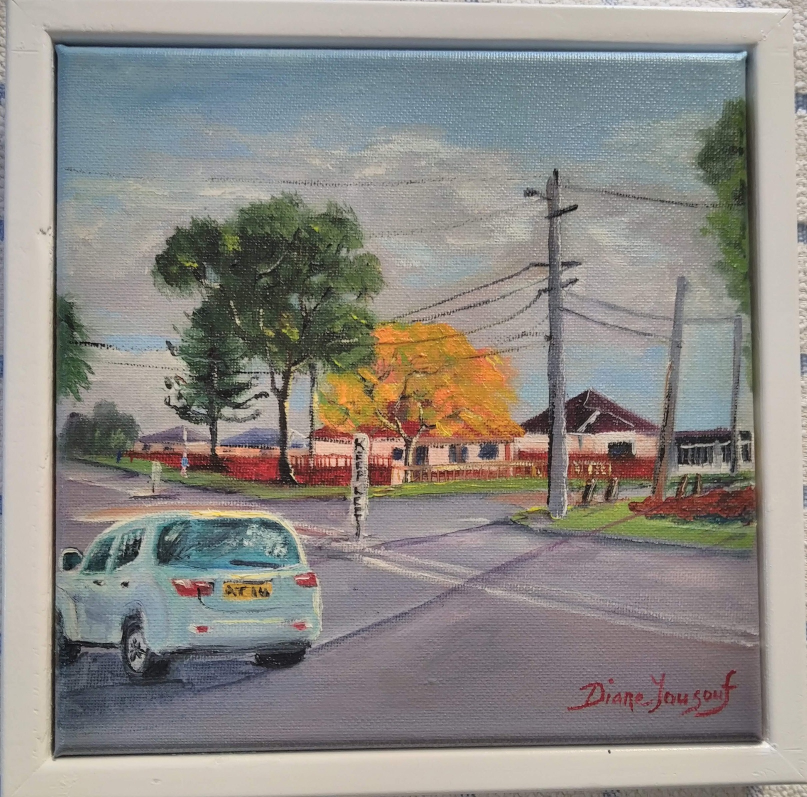 Oil Painting by Diane Yousouf titled Autumn Gold