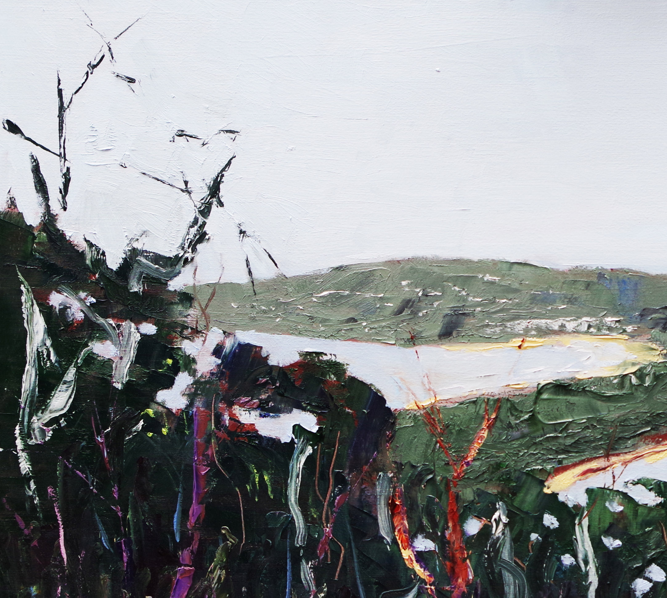 Oil Painting by Geoff Hargraves titled View from Barrenjoey track
