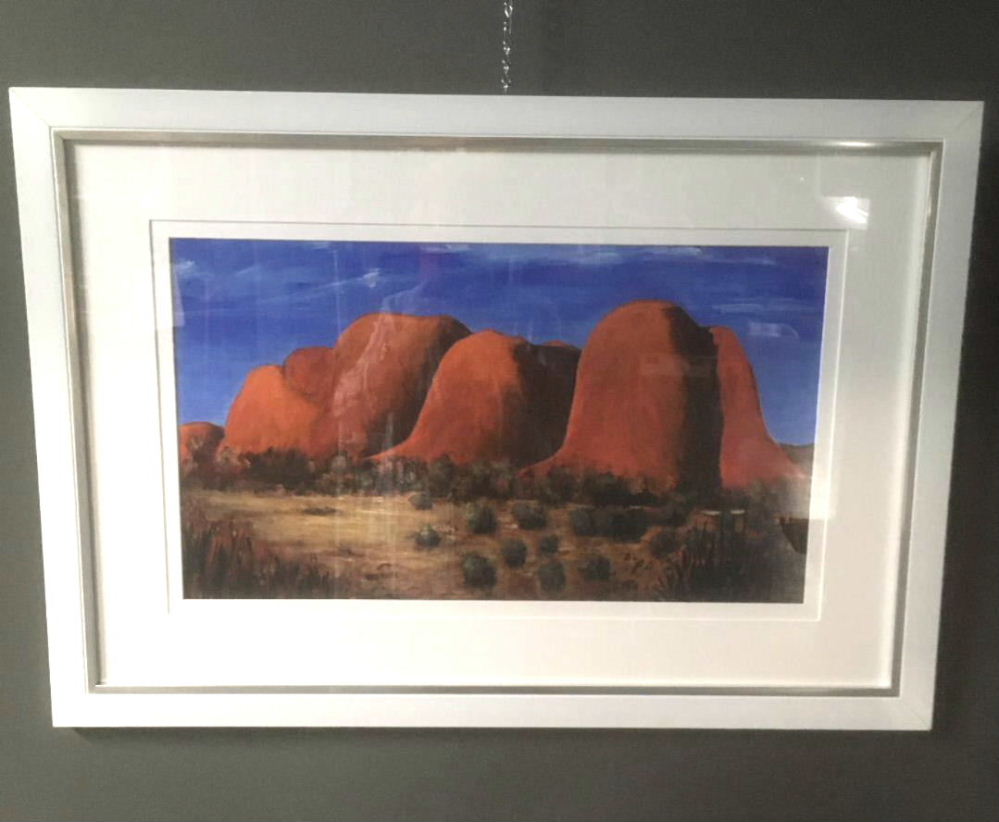 Acrylic Painting by Georgina Walsh titled Olgas