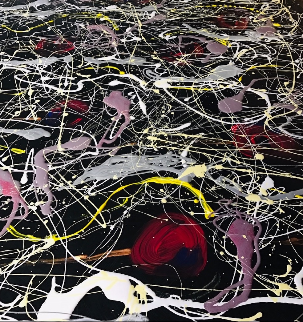 Mixed Media Painting by Amal Khouri titled Untitled