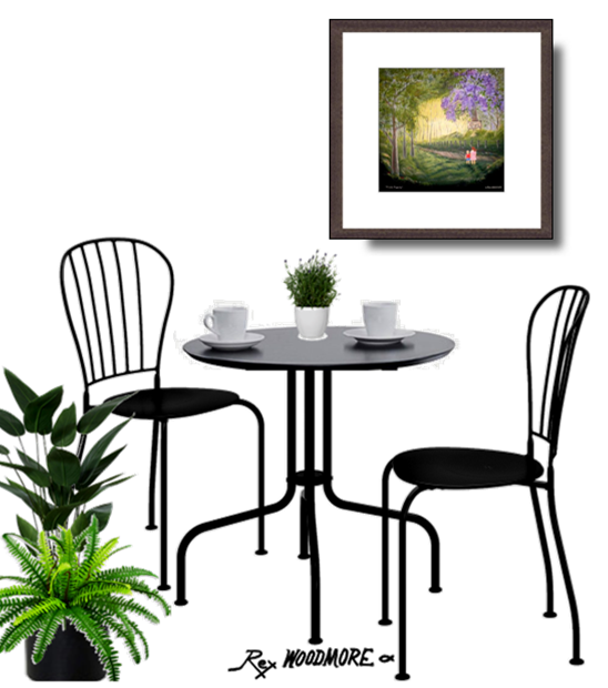 Acrylic Painting by Rex Woodmore titled Private Property